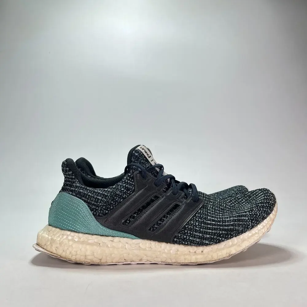 adidas UltraBoost 4.0 Parley Carbon Athletic Running Shoes CG3673 Men's Size 10